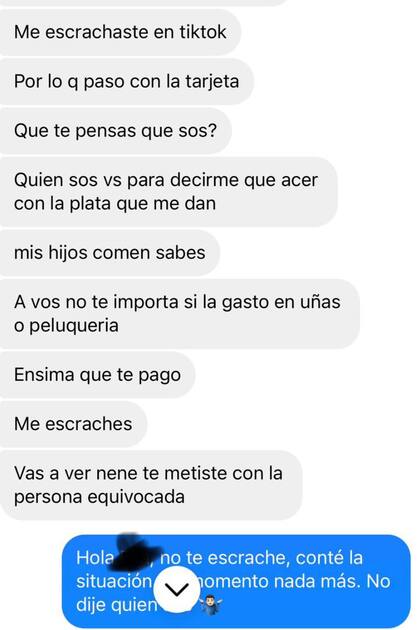 Luego de que se viralizara el caso, la clienta que quiso usar la Tarjeta Alimentar para hacerse las uñas insultó a Eric, el manicurista