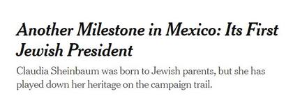 Luego de que Sheinbaum ganara las elecciones presidenciales de México los medios de Estados Unidos la presentaron ante sus lectores