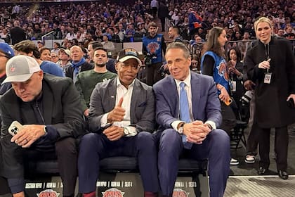 Luego de retirar su candidatura para una reelección, el alcalde Eric Adams respaldó la campaña de Andrew Cuomo