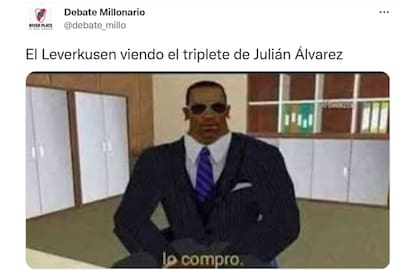 Luego de su increíble performance ante el Cuervo, Álvarez fue tendencia en Twitter y las redes sociales estallaron al mencionar su nombre al ser el blanco principal de los clásicos memes