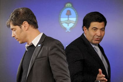 Luego de un anuncio en el Ministerio de economía junto a Ricardo Echegaray, 21 de mayo de 2014