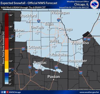 Luego de un descanso el jueves, el viernes 7 de febrero llegaría un segundo frente frío a Chicago