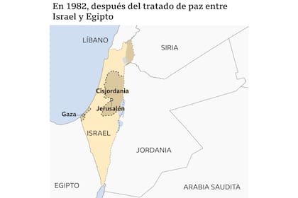 Luego del tratado de paz de 1982, así quedó la división del territorio