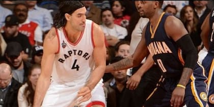 Luifa no anotó en su debut oficial en los Raptors