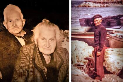 Luigi y Antonino, el abuelo y padre de Rafael