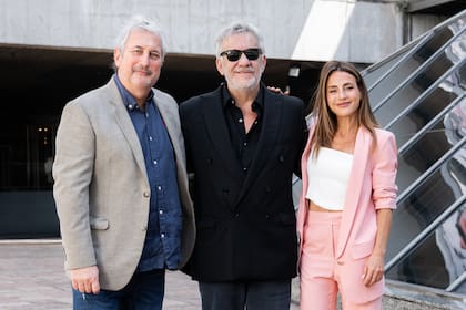 Luis Rubio con Alejandro Agresti y Eleonora Wexler