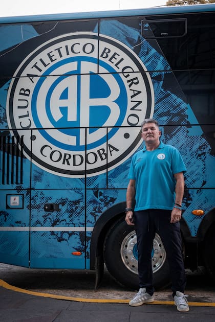 Luis Artime, ex futbolista y actual presidente del Club Belgrano de Córdoba.