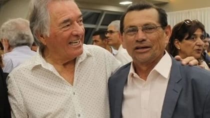 Luis Barrionuevo junto a Juán Carlos Rojas