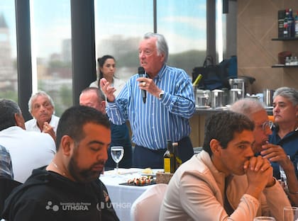 Luis Barrionuevo se recuperó de un ACV y volvió a la actividad gremial