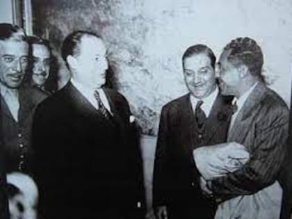 Luis Batlle Berres y Obdulio Varela, héroe del campeonato uruguayo de 1950