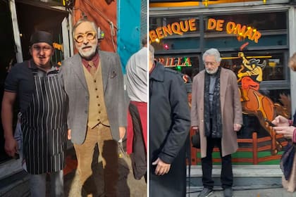 Luis Brandoni y Robert De Niro en El Rebenque de Omar.