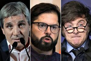 Luis Caputo, Gabriel Boric, Javier Milei