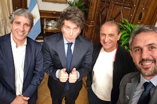 Milei recibió a Ramón Díaz tras la expropiación de su campo en La Rioja