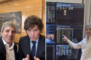 Luis Caputo y Javier Milei