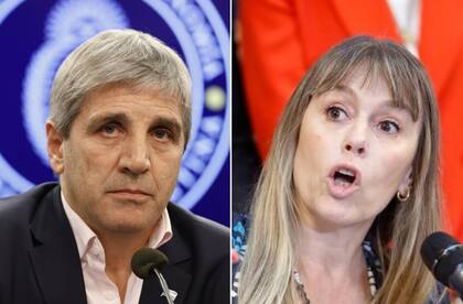 Luis Caputo y Juliana Di Tullio discutieron por el envío de lingotes de oro al exterior: “Son tan burros vos y tu colega”