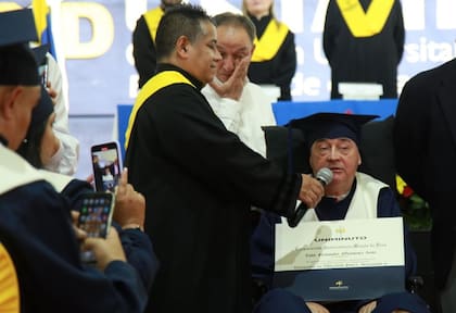 Luis Fernando Montoya pidió a los directivos de la universidad Uniminuto que le permitieran dar un discurso a los demás graduandos