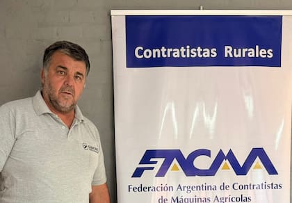 Luis "Freddy" Simone, presidente de la Federación Argentina de Contratistas de Máquinas Agrícolas (Facma)