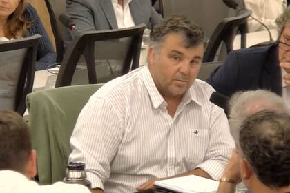 Luis Freddy Simone, representante del sector de contratistas rurales