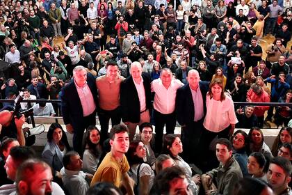 Luis Juez en el Lanzamiento de su candidatura junto a Larreta y Bullrich