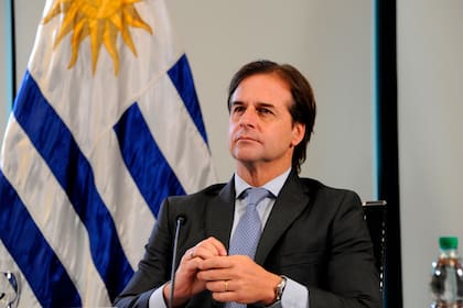 El presidente de Uruguay Luis Lacalle Pou