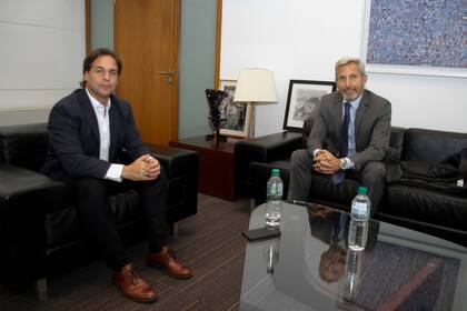 Luis Lacalle Pou y Rogelio Frigerio