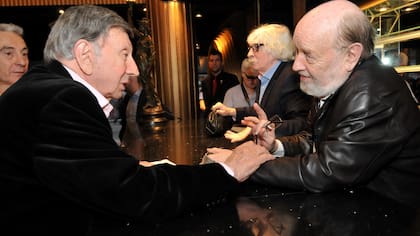 Luis Landriscina junto a Marcos Mundstock