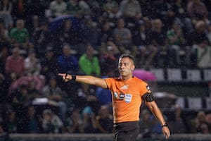 Lobo Medina sacó muchas tarjetas amarillas y una roja en medio de la tensión con los hinchas de Banfield