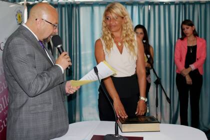 Luis Lobos, durante su gestión en la intendencia