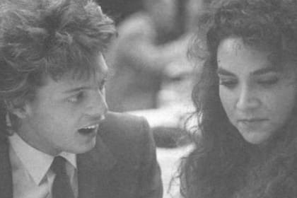Luis Miguel y Mariana Yazbek en 1987
