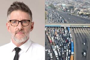 Luis Novaresio se mostró muy enojado con el corte en la Autopista Buenos Aires- La Plata