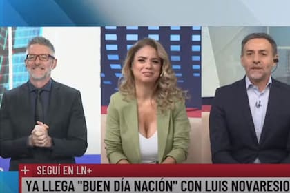 Luis Novaresio y Luis Majul conducen los programas periodísticos de la primera mañana de LN+