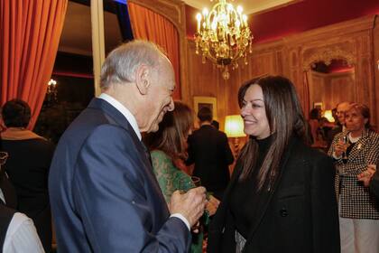 Luis Ovsejevich se acercó a presentarse con la ministra Sandra Pettovello