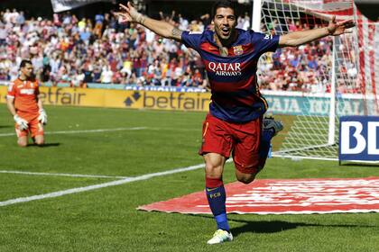 Luis Suárez, el goleador de la Liga con 40 tantos