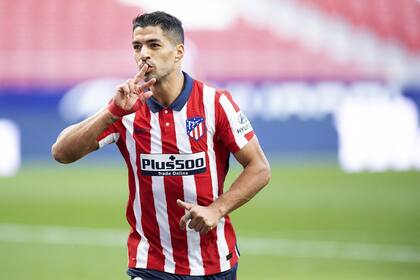 Suárez es uno de los delanteros del Atlético de Madrid de Simeone