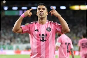 Luis Suárez mostró su enfado tras convertir un gol con el Inter Miami