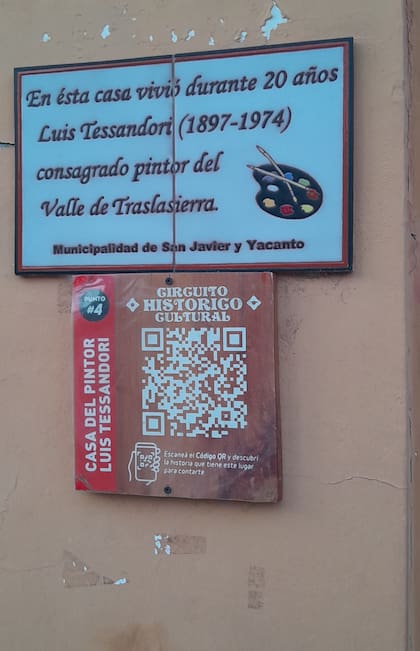 Luis Tessandori pintó el valle de Traslasierra