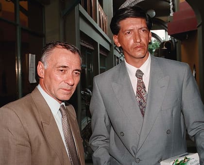 Luis Tula y su abogado