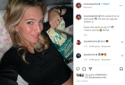 Luisana está esperando su cuarto hijo con Bublé. Fuente: Instagram