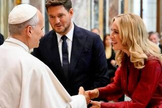 Las fotos del emotivo encuentro entre Luisana Lopilato con el Papa León XIV en el Vaticano