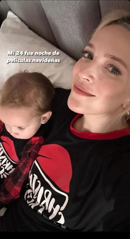 Luisana Lopilato mostró por primera vez a su hija Cielo (Foto: Instagran/@luisanalopilato)