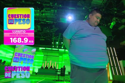 Luisito fue parte de Cuestión de Peso desde 2009 (Captura video)