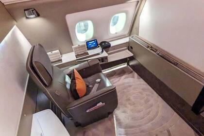 Lujo y comodidad en una cabina de primera