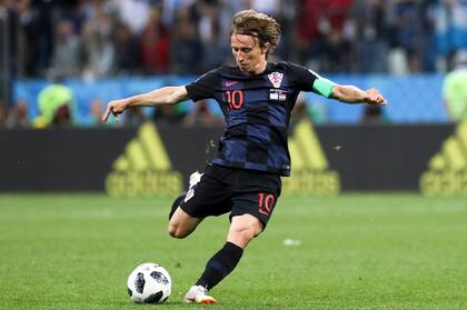 Luka Modric es uno de los futbolistas de Croacia que enfrentó a la Argentina en Rusia 2018