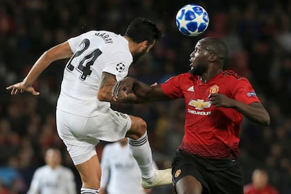 Lukaku en su paso por Manchester United