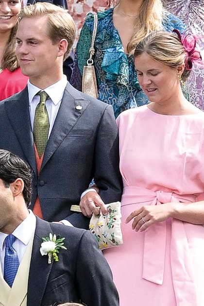 Lukas, el hijo mayor de la princesa Tatiana de Liechtenstein, y su prometida y prima lejana, la condesa Marie Magdalena von Wilczek