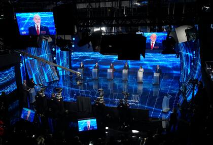 Los seis candidatos que participaron del debate