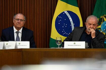 Lula da Silva y su vicepresidente Geraldo Alckmin