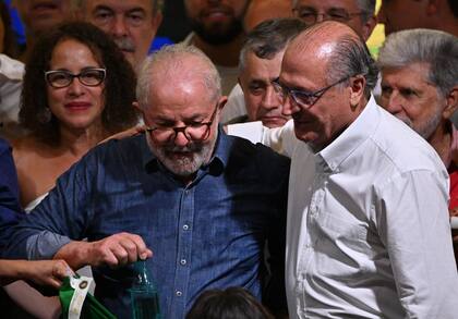Lula junto a Alckmin