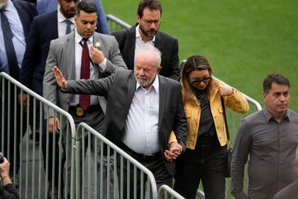 Lula, presidente de Brasil, en el último adiós a Pelé