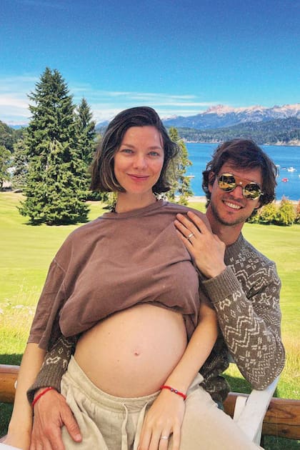 Luli y Eugenio durante su reciente estadía en Villa La Angostura.